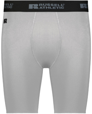 Russell Athletic R24CPM Unisex CoolCore® Compress in Grid iron silver