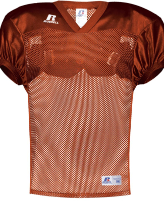 Russell Athletic S096BW Youth Stock Practice Jerse in Burnt orange
