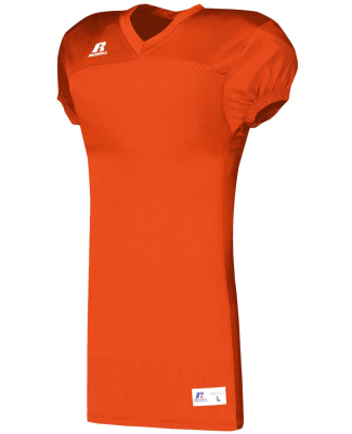 Russell Athletic S8623W Youth Jersey With Side Ins in Burnt orange