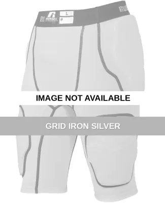 Russell Athletic RYIGR4 Youth 5-Pocket Integrated Grid Iron Silver