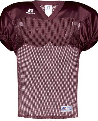 Russell Athletic S096BM Unisex Stock Practice Jers in Maroon