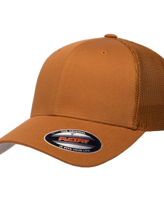 Yupoong-Flex Fit 6511 Trucker Cap in Caramel