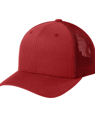 Yupoong-Flex Fit 6511 Trucker Cap in Red