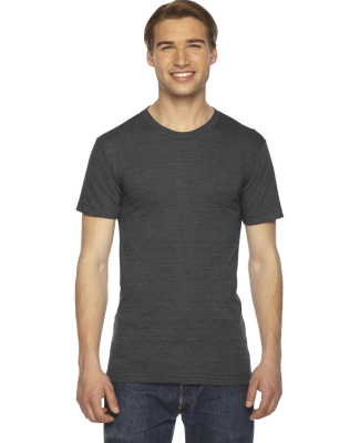 American Apparel TR401USA Unisex USA-Made Triblend in Tri-black