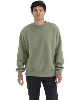 Next Level Apparel 9007 Unisex Heavyweight Crewnec in Light olive