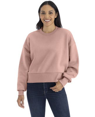 Next Level Apparel 9087 Women's Heavyweight Crewne in Desert pink