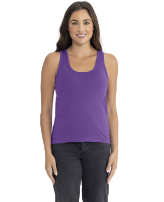 Next Level Apparel 3933 Women's Cotton Tank in Purple rush