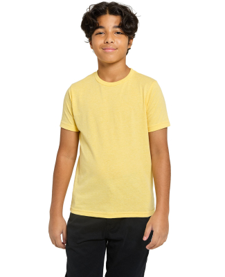 Threadfast Apparel T1000B Youth Epic Cotton T-Shir in Bright Yellow