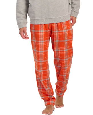 Boxercraft BM6625 Unisex Flannel Joggers in Burnt orange kingston