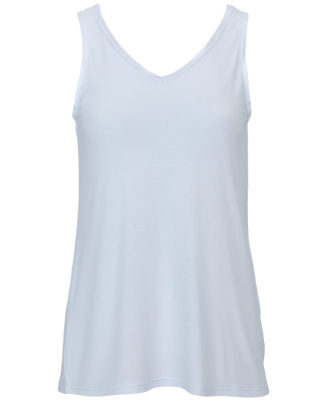 Boxercraft BW2504 Women's Bamboo V-Neck Tank Top in Sky blue