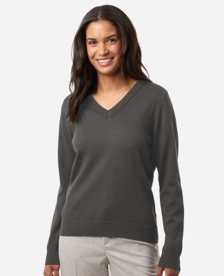 Devon and Jones DG445W Women's New Classic V-Neck  in Graphite