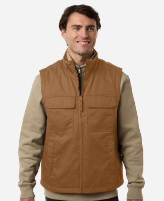 Harriton M723 ClimaBloc® Station Vest in Duck brown