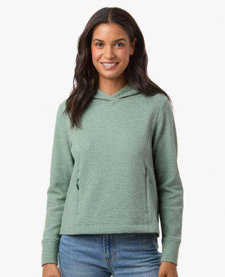 North End NE729W Women's Spirit Hooded Pullover in Sage green heather