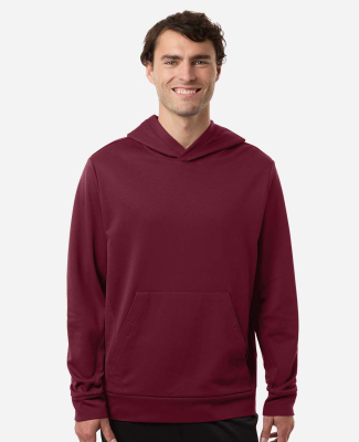 Team 365 TT400 Unisex Squad Hooded Tech Fleece Pul in Sport maroon