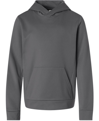 Team 365 TT400Y Youth Squad Hooded Tech Fleece Pul in Sport graphite
