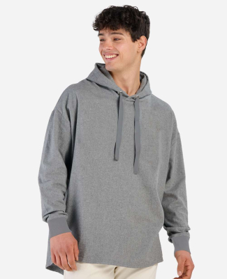 Boxercraft BU5301 Unisex Flannel Hooded Pullover in Oxford heather