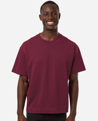 American Apparel 13ML0 Unisex Heavyweight Cotton M in Burgundy