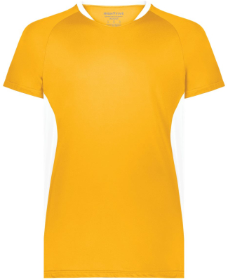 Augusta Sportswear 322240 Unisex Octane Soccer Jer in Gold/ white