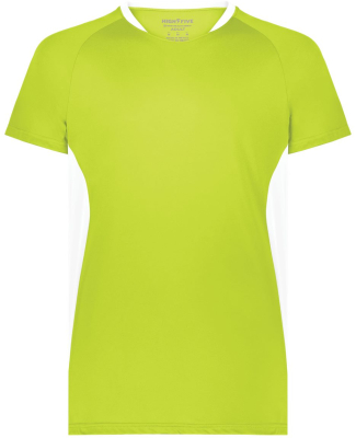 Augusta Sportswear 322240 Unisex Octane Soccer Jer in Lime/ white