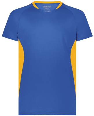 Augusta Sportswear 322240 Unisex Octane Soccer Jer in Royal/ gold