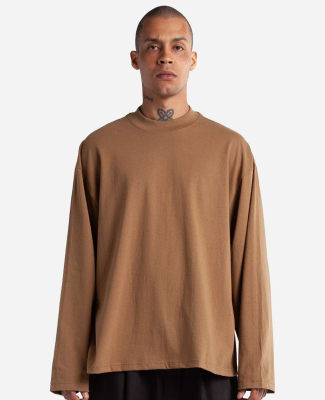 Shaka Wear MOL Men's Max Heavyweight Oversized Lon in Latte