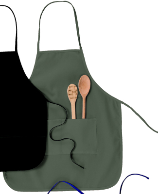 Big Accessories APR52 Two-Pocket 28" Apron in Forest