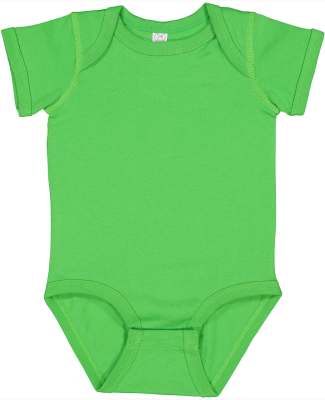Rabbit Skins 4424 Infant Fine Jersey Bodysuit in Apple