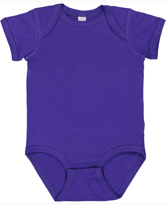 Rabbit Skins 4424 Infant Fine Jersey Bodysuit in Purple