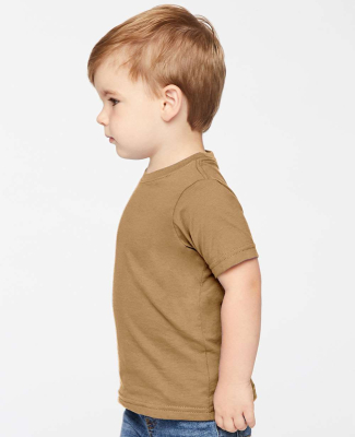 Rabbit Skins 3321 Toddler Fine Jersey Tee in Coyote Brown