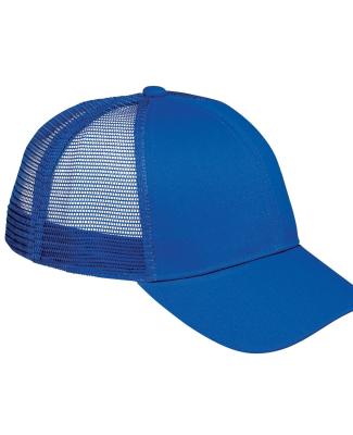 Big Accessories BX019 Twill Front Trucker Cap in Royal
