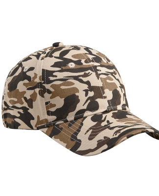 Big Accessories BX024 Structured Camo Cap in Desert camo