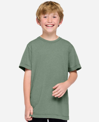 LA T 6102 Youth Vintage Wash Tee in Washed basil