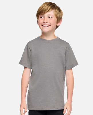 LA T 6102 Youth Vintage Wash Tee in Washed gray