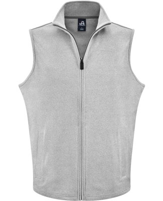 J America 8763 Unisex Element Fleece Vest in Grey