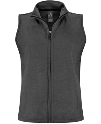 J America 8764 Women's Element Fleece Vest in Black