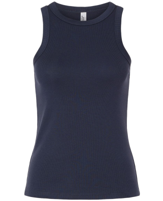 American Apparel BR2101 Women's Baby Rib Tank in Navy