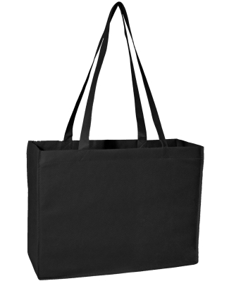 Liberty Bags A134 Non-Woven Deluxe Junior Tote in Black
