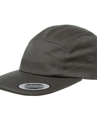 Yupoong-Flex Fit 7005 Classic Jockey Flat Bill Cap in Dark grey