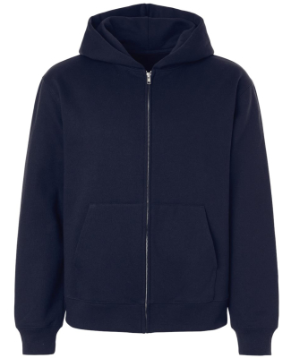 Bella + Canvas 4739 Unisex 10 oz Full-Zip Hoodie S in Navy