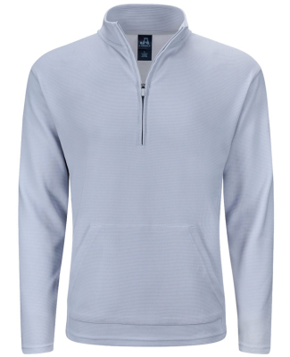 J America 8771 Unisex Maverick Quarter-Zip Pullove in Ice grey