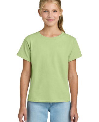 Gildan 3000B Youth Light Cotton T-Shirt in Pistachio