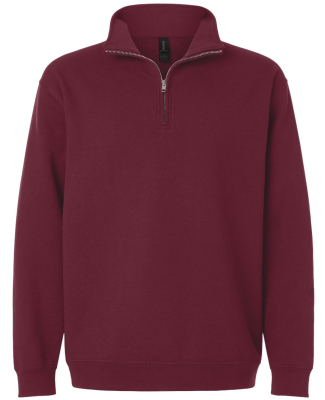 Gildan 18810 Unisex Heavy Blend™ Quarter-Zip Swe in Maroon
