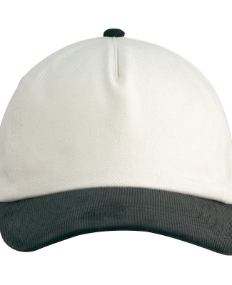 Big Accessories BA710 Corduroy Cap in Cream/ olive