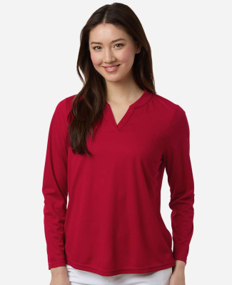 Core 365 CE108LW Women's Nova Performance Long Sle in Classic red