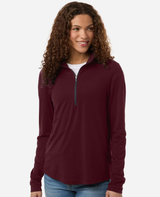 North End NE405W Women's Jaq Stretch Performance Q in Burgundy/ carbon