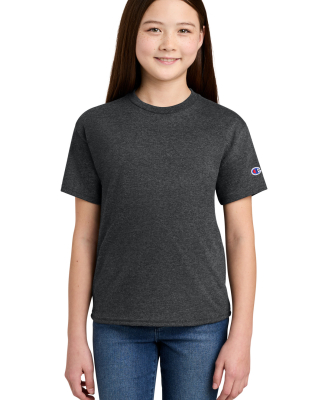 Champion Clothing CH1081 Youth Jersey T-Shirt in Charcoal Heather