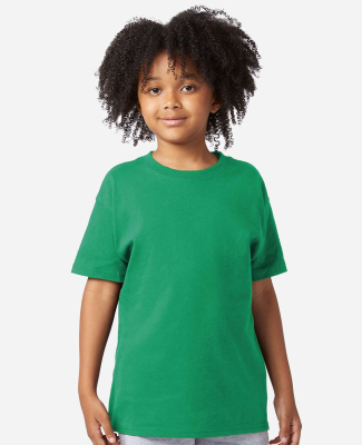 Champion Clothing CH1081 Youth Jersey T-Shirt in Kelly green