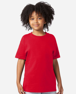 Champion Clothing CH1081 Youth Jersey T-Shirt in Red