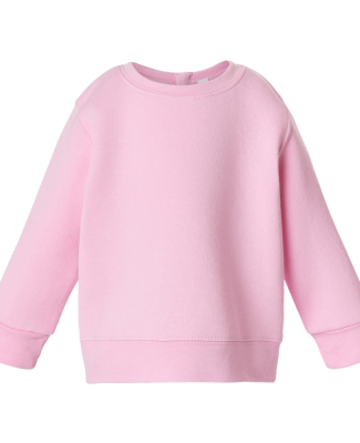 Rabbit Skins 3417 Infant Crewneck Sweatshirt in Pink