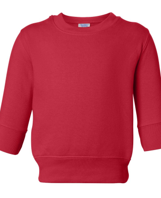 Rabbit Skins 3417 Infant Crewneck Sweatshirt in Red